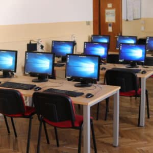 Základná škola Komenského PC učebňa zero klient