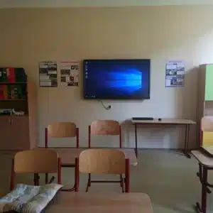 interaktívny monitor v triede