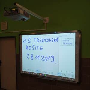 Základná škola Trebišovská interaktívna tabuľa