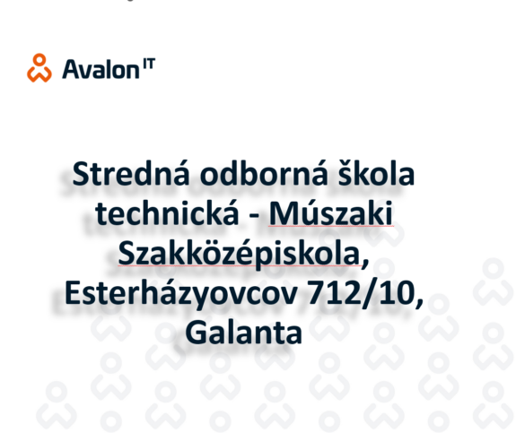 Stredná odborná škola technická - Múszaki Szakközépiskola, Esterházyovcov 712/10, Galanta