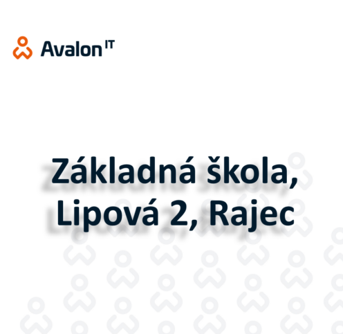 Základná škola, Lipová 2, Rajec